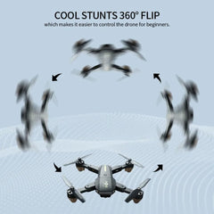 Wifi FPV Drone With 4K HD 120° Wide Angle Camera, 480P Live Video, 1000 mAh Long Flight Time, Auto Hover, Foldable RC Quadcopter for Adults