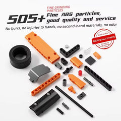 1:18 Scale Pull Back Racing Car Building Block Set