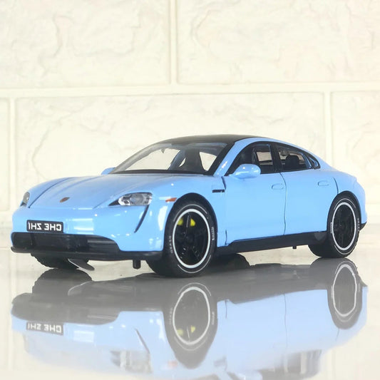 Porsche Taycan Turbo S 1:24 diecast scale model car
