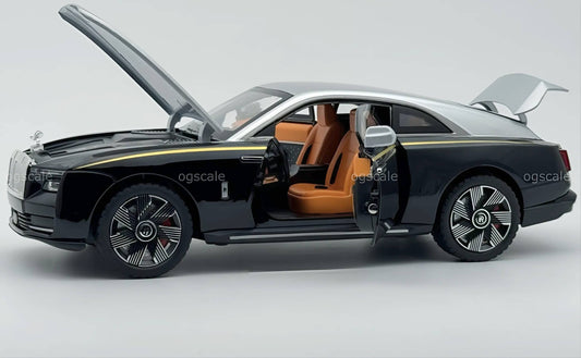 Rolls Royce Spectre diecast scale model car collectible - Large size