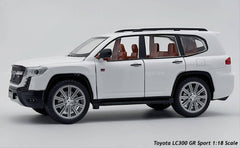 Toyota LC300 GR Sport diecast scale model miniature car - Large size