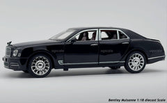 Bentley Mulsanne diecast Scale Model Car - Large size