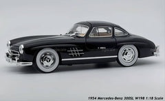 1955 Mercedes-Benz 300SL diecast scale model miniature car - Large size
