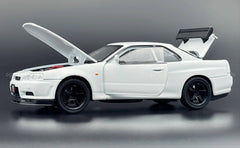 Nissan Skyline GT-R R34 Fast & Furious 1:24 diecast scale model car