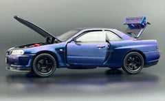 Nissan Skyline GT-R R34 Fast & Furious 1:24 diecast scale model car