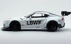Toyota GR Supra LBWK 1:18 diecast scale model car collectible - Big Size