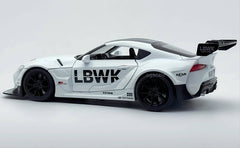 Toyota GR Supra LBWK 1:18 diecast scale model car collectible - Big Size