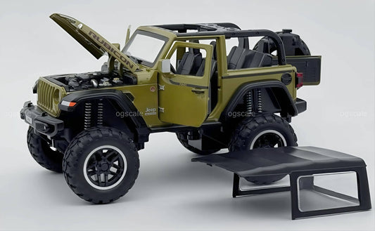 Jeep Wrangler Monster car 1:18 diecast scale model car - Big Size