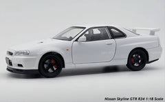 Nissan Skyline GTR R34 Fast & Furious 1:18 diecast scale model miniature car - Big Size