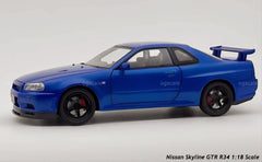 Nissan Skyline GT-R R34 Fast & Furious 1:24 diecast scale model car