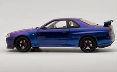 Nissan Skyline GTR R34 Fast & Furious 1:18 diecast scale model miniature car - Big Size