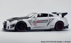 Nissan GT-R GTR R35 Schafer 1:18 diecast scale model miniature car - Big Size