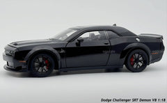 Dodge Challenger SRT Demon V8 1:18 diecast scale model car - Large size
