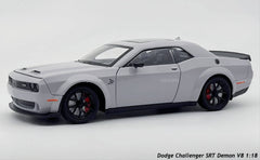 Dodge Challenger SRT Demon V8 1:18 diecast scale model car - Large size