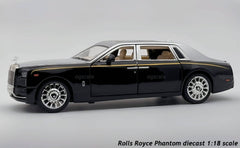 Rolls Royce Phantom VIII diecast scale miniature car - Large size