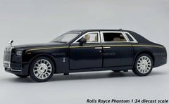 Rolls Royce Phantom VIII diecast scale miniature car - Large size