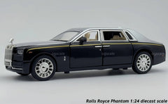 Rolls Royce Phantom VIII diecast scale miniature car - Large size