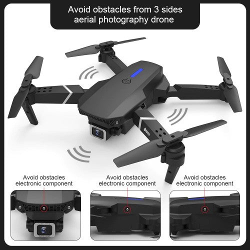 Foldable Mini Drone RC Quadrocopter With WIFI FPV Wide Angle HD Camera Helicopter Height Keeping Toys Boy Gift