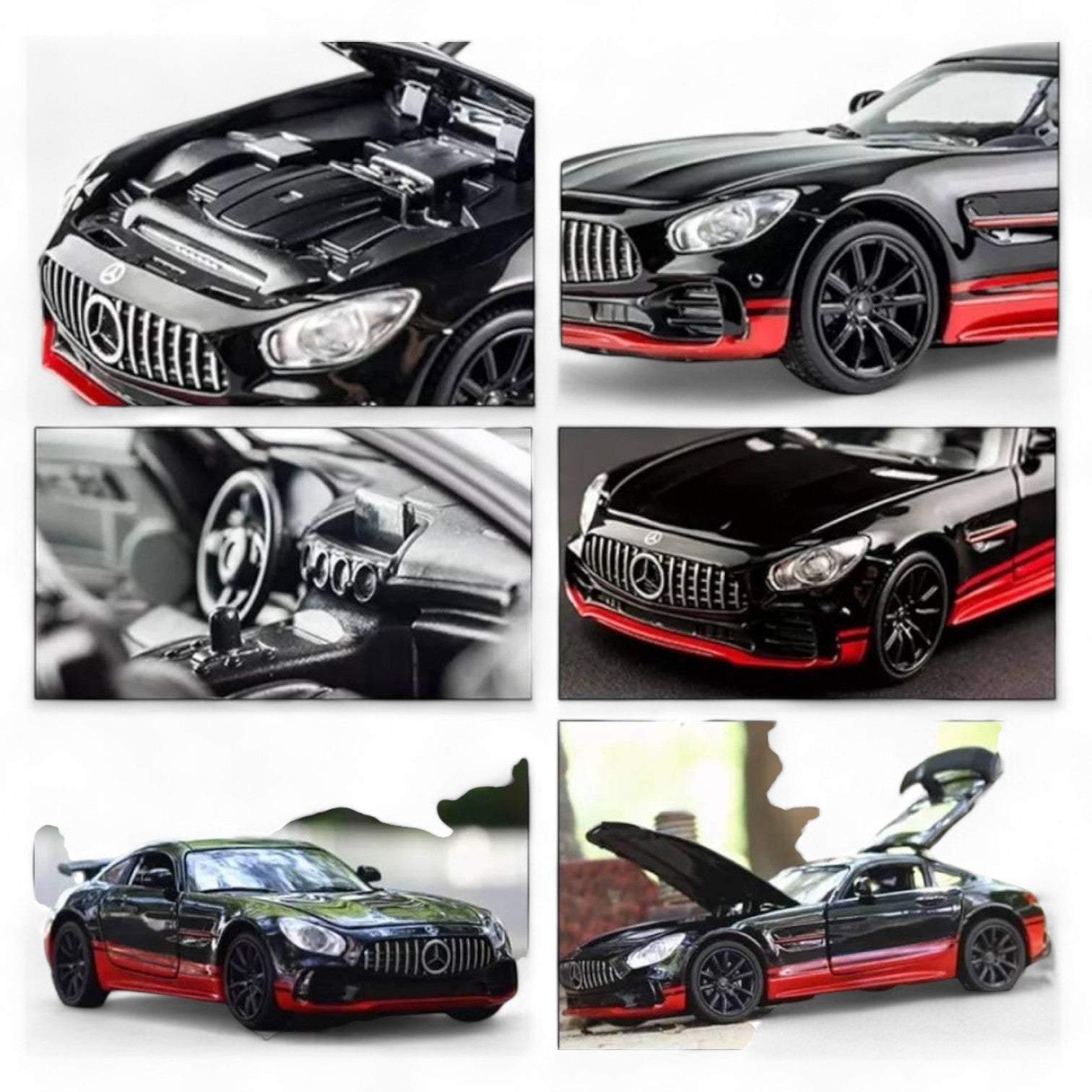 Mercedes-Benz AMG GTR diecast scale model car collectible