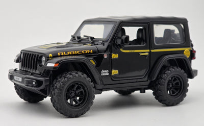 Jeep Wrangler Rubicon 3 Door 1:24 Removable Top diecast scale model car collectible