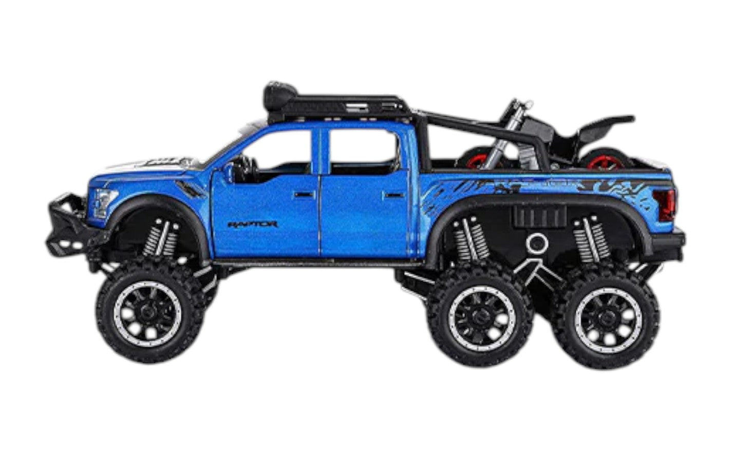 Ford F-150 Raptor 6X6 1:24 scale model car miniature