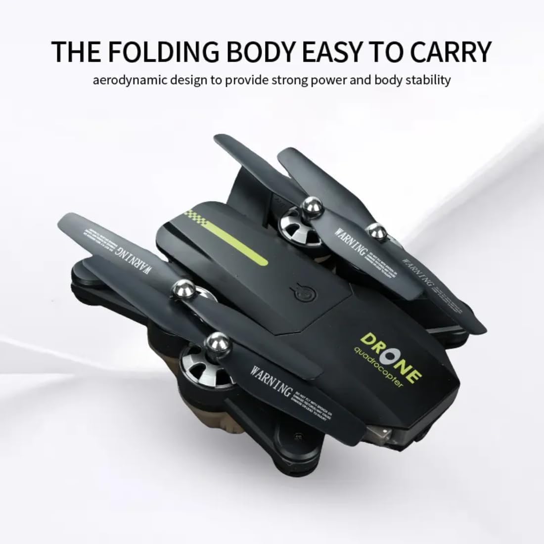 Wifi FPV Drone With 4K HD 120° Wide Angle Camera, 480P Live Video, 1000 mAh Long Flight Time, Auto Hover, Foldable RC Quadcopter for Adults