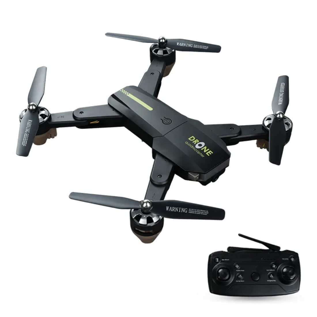 Wifi FPV Drone With 4K HD 120° Wide Angle Camera, 480P Live Video, 1000 mAh Long Flight Time, Auto Hover, Foldable RC Quadcopter for Adults