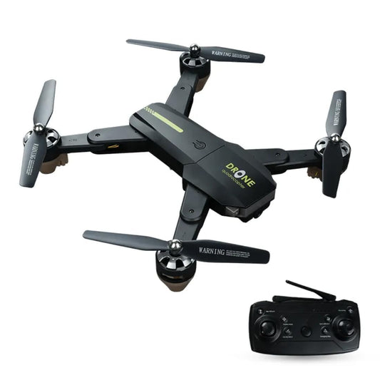Wifi FPV Drone With 4K HD 120° Wide Angle Camera, 480P Live Video, 1000 mAh Long Flight Time, Auto Hover, Foldable RC Quadcopter for Adults