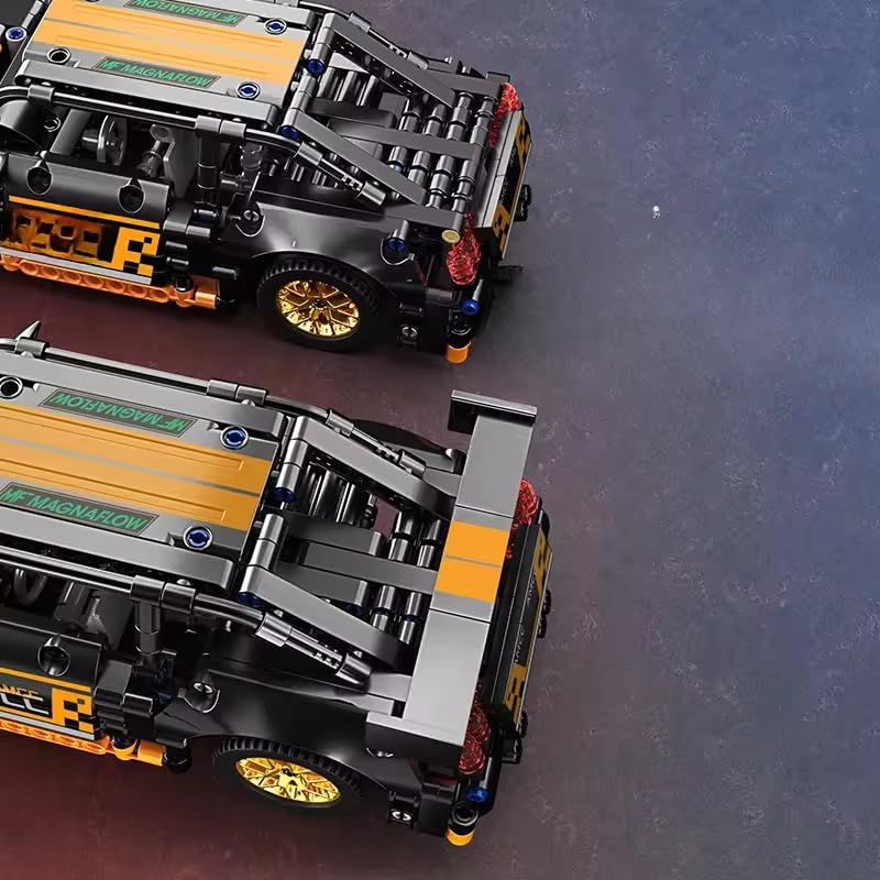 1:18 Scale Pull Back Racing Car Building Block Set