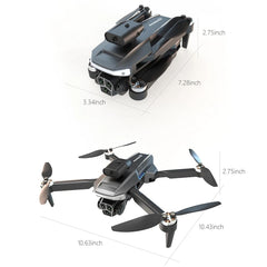 HD Wide Angle Camera WiFi fpv Drone Dual Camera Height Keep Drones Camera Helicopter Toys
