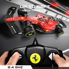 Rastar Authentic Licensed Ferrari F1 75 RC Car - Detailed Design, 2.4GHz Control | Color :  1:18 Ferrari F1 75