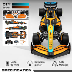 Rastar Authentic Licensed Mclaren F1 Mcl36 RC Car - Detailed Design, 2.4GHz Control | Color :  1:18 Mclaren F1 Mcl36
