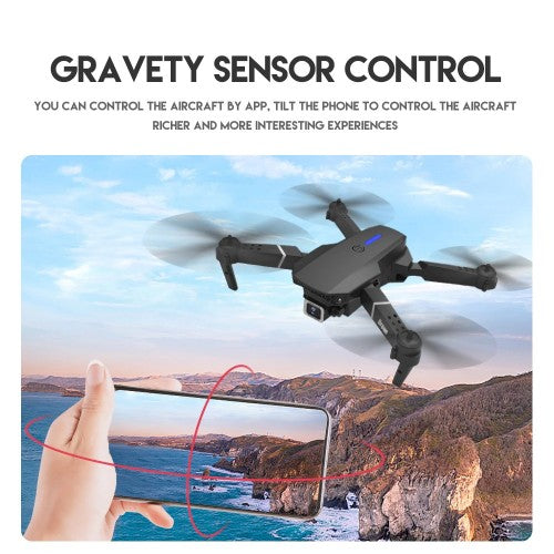 Foldable Mini Drone RC Quadrocopter With WIFI FPV Wide Angle HD Camera Helicopter Height Keeping Toys Boy Gift