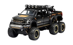 Ford F-150 Raptor 6X6 1:24 scale model car miniature