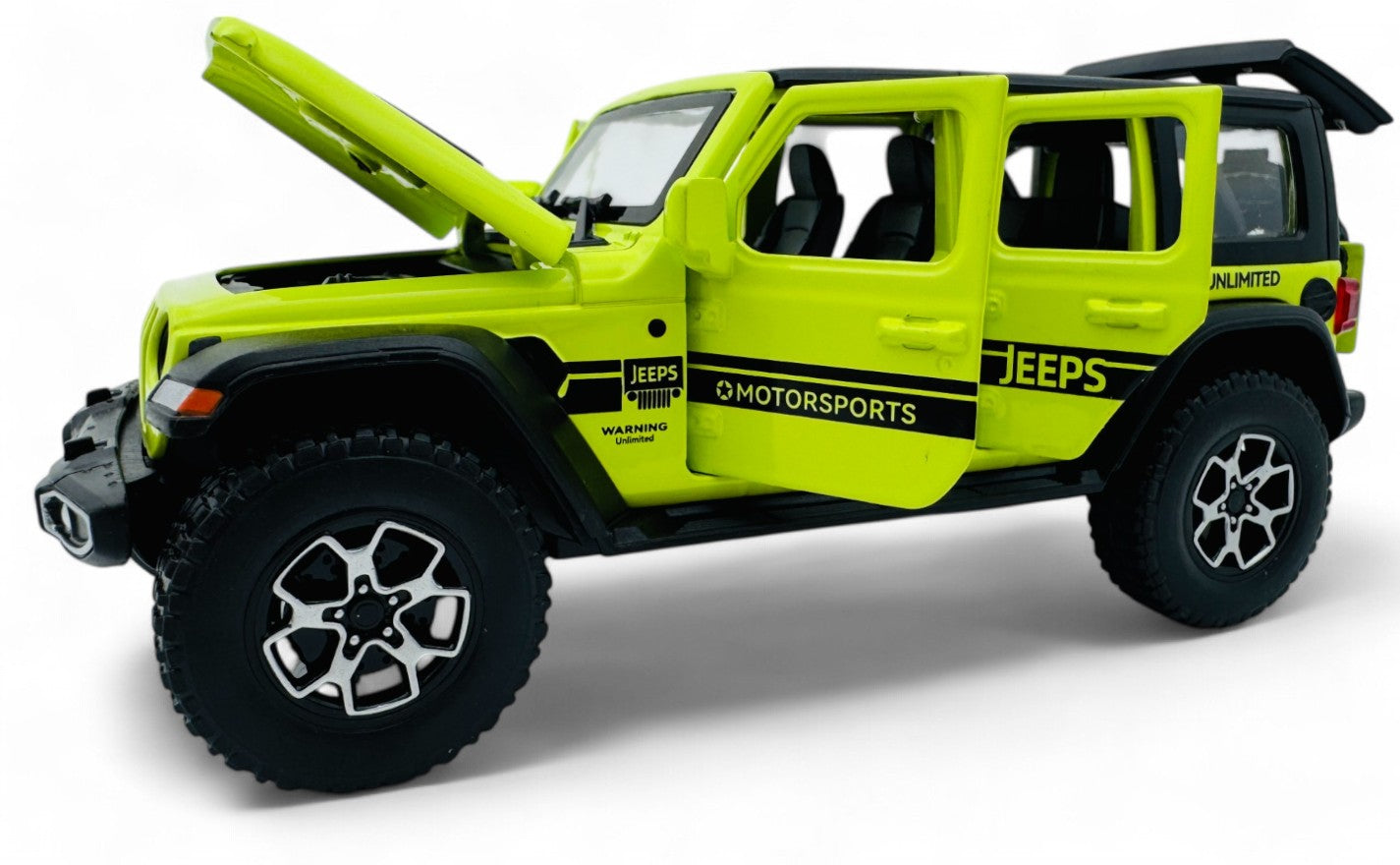 Jeep Wrangler Motorsports 1:24 diecast Scale Model car