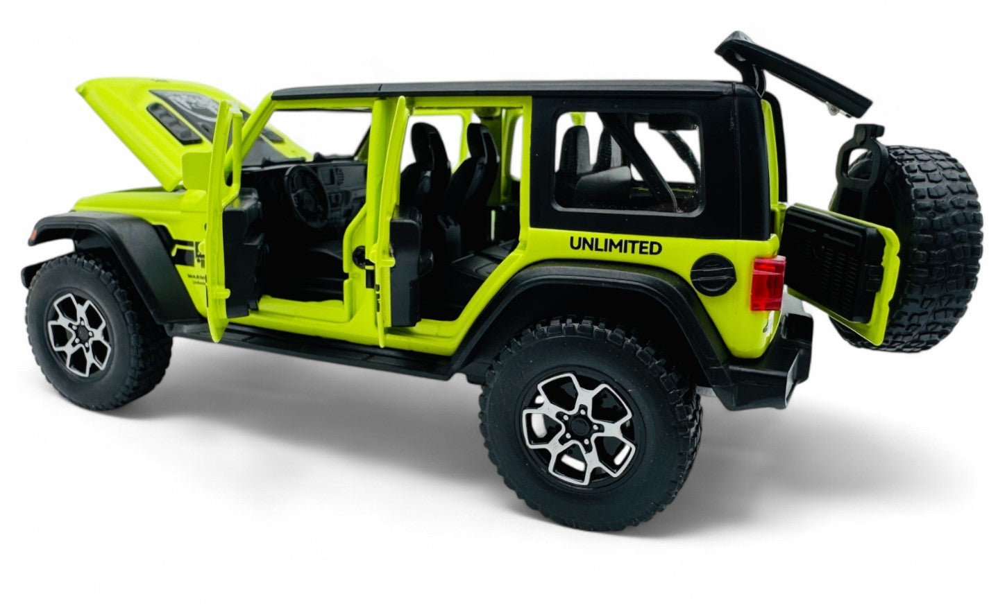 Jeep Wrangler Motorsports 1:24 diecast Scale Model car