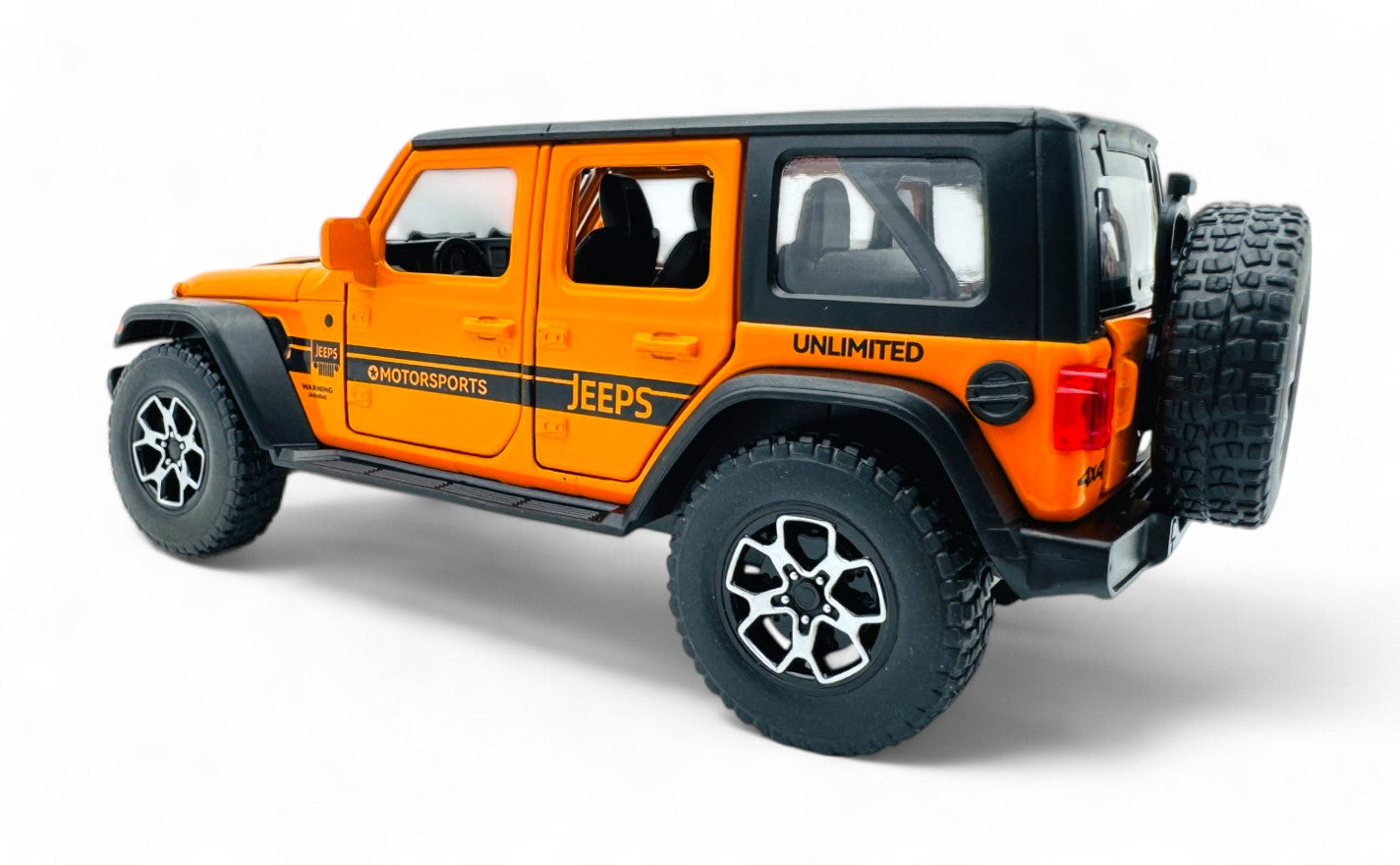 Jeep Wrangler Motorsports 1:24 diecast Scale Model car