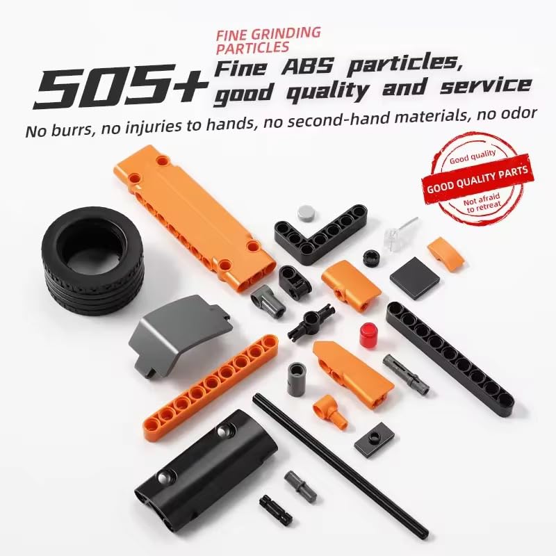 1:18 Scale Pull Back Racing Car Building Block Set
