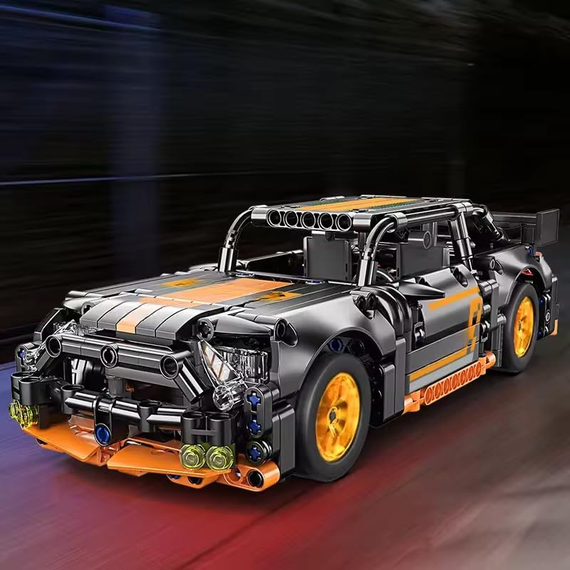 1:18 Scale Pull Back Racing Car Building Block Set