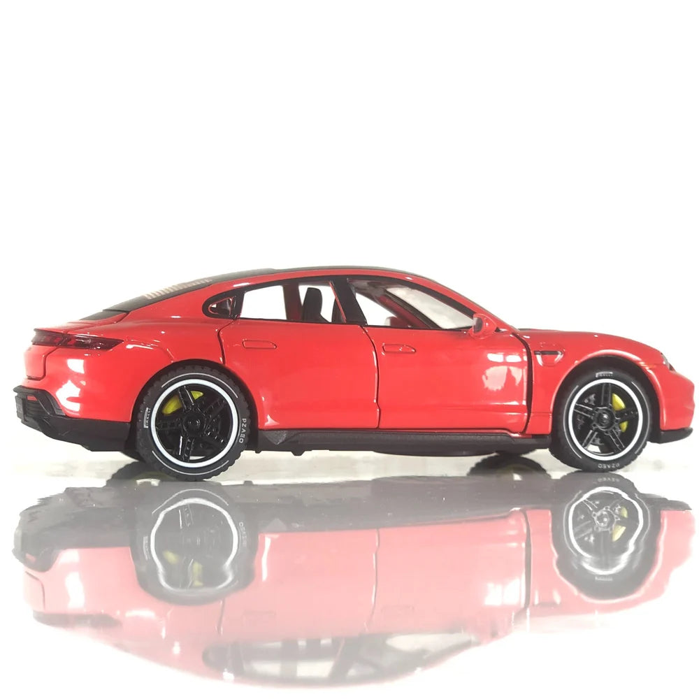 Porsche Taycan Turbo S 1:24 diecast scale model car