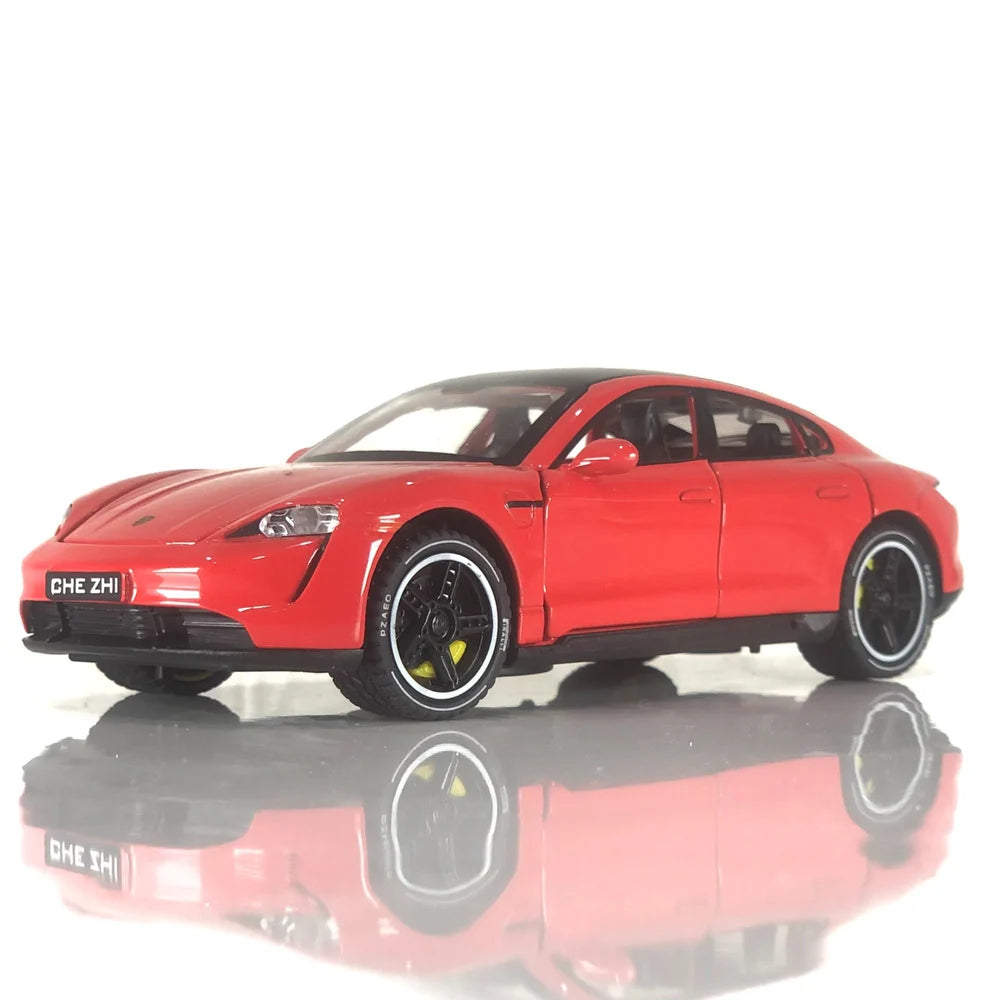 Porsche Taycan Turbo S 1:24 diecast scale model car