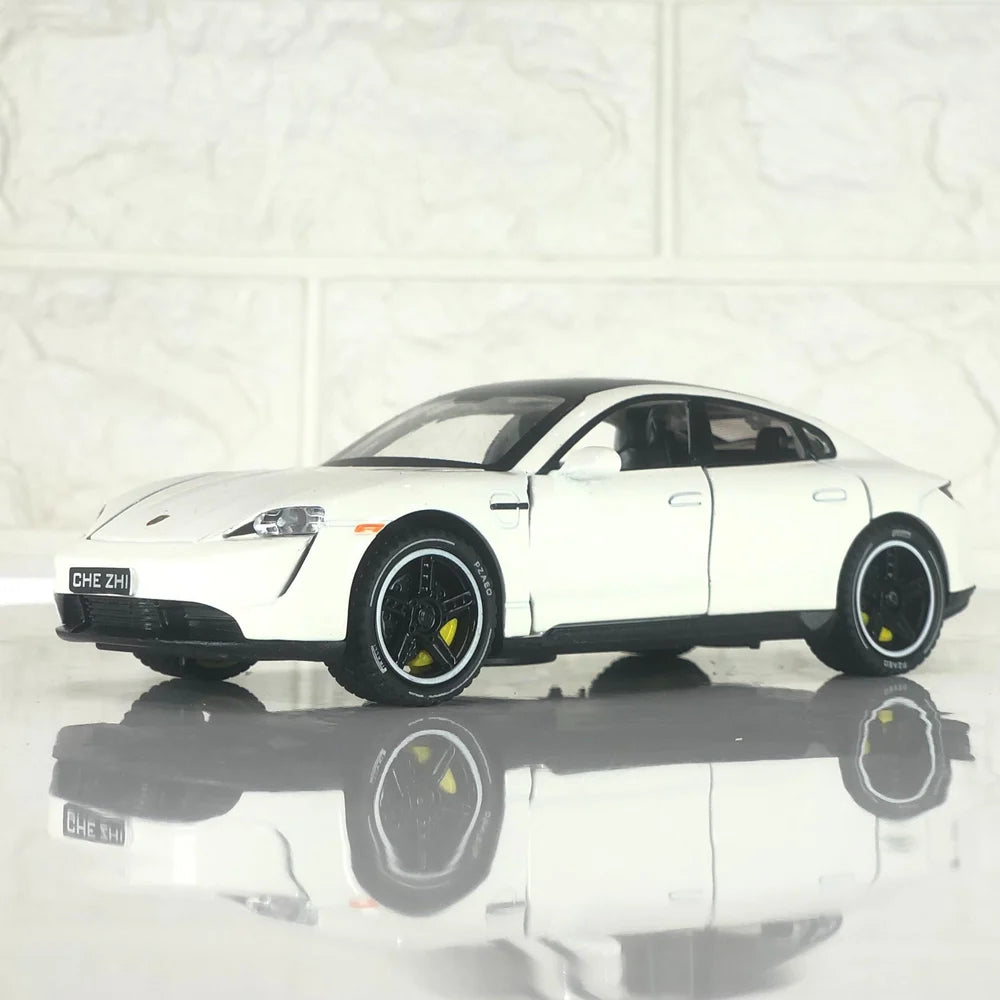 Porsche Taycan Turbo S 1:24 diecast scale model car