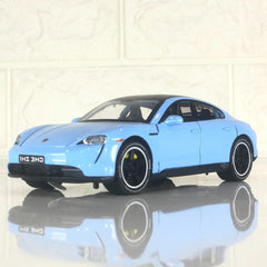 Porsche Taycan Turbo S 1:24 diecast scale model car