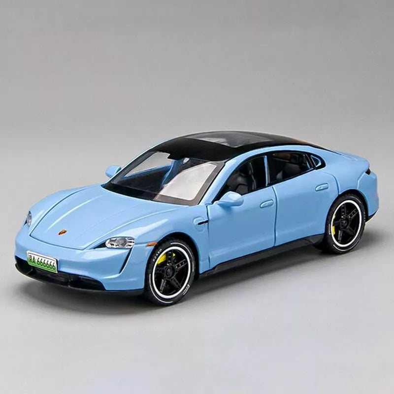 Porsche Taycan Turbo S 1:24 diecast scale model car