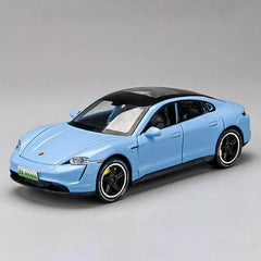 Porsche Taycan Turbo S 1:24 diecast scale model car