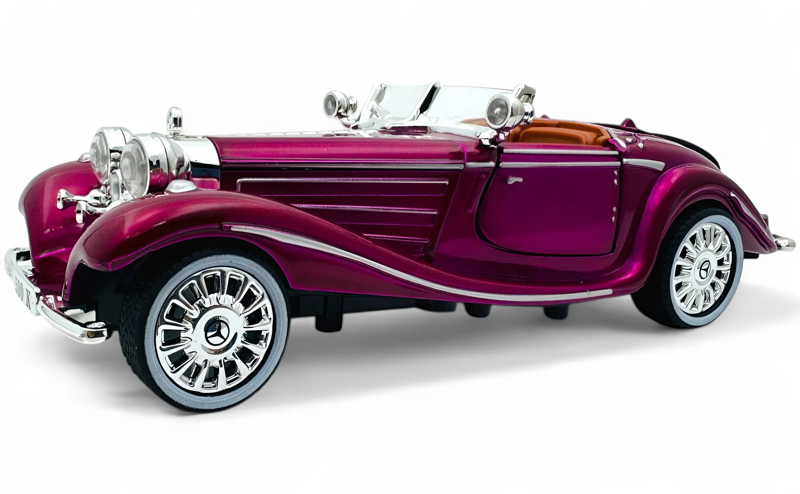1936 Mercedes Benz 500K 1:24 Roadster diecast scale model car collectible