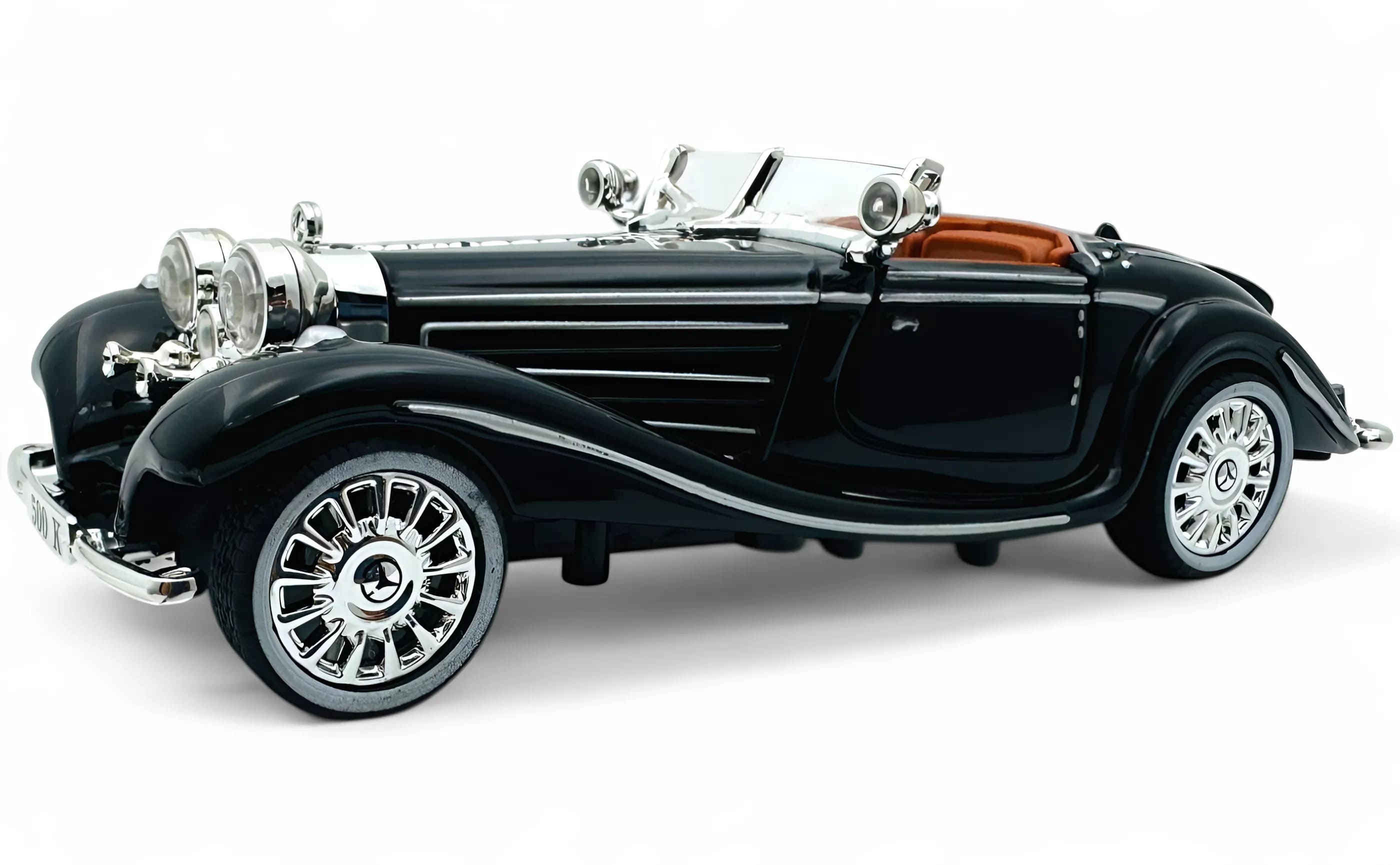 1936 Mercedes Benz 500K 1:24 Roadster diecast scale model car collectible