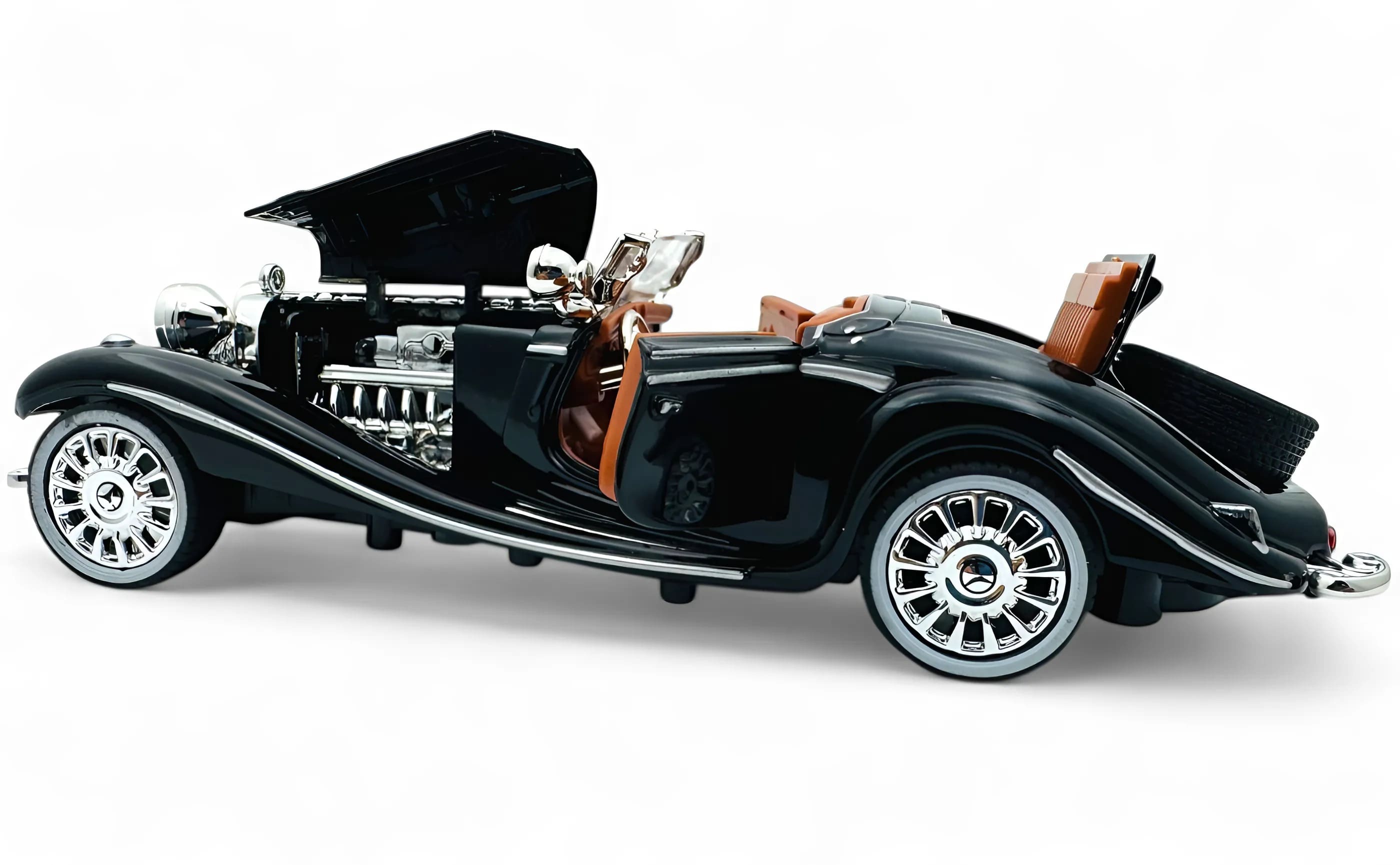 1936 Mercedes Benz 500K 1:24 Roadster diecast scale model car collectible