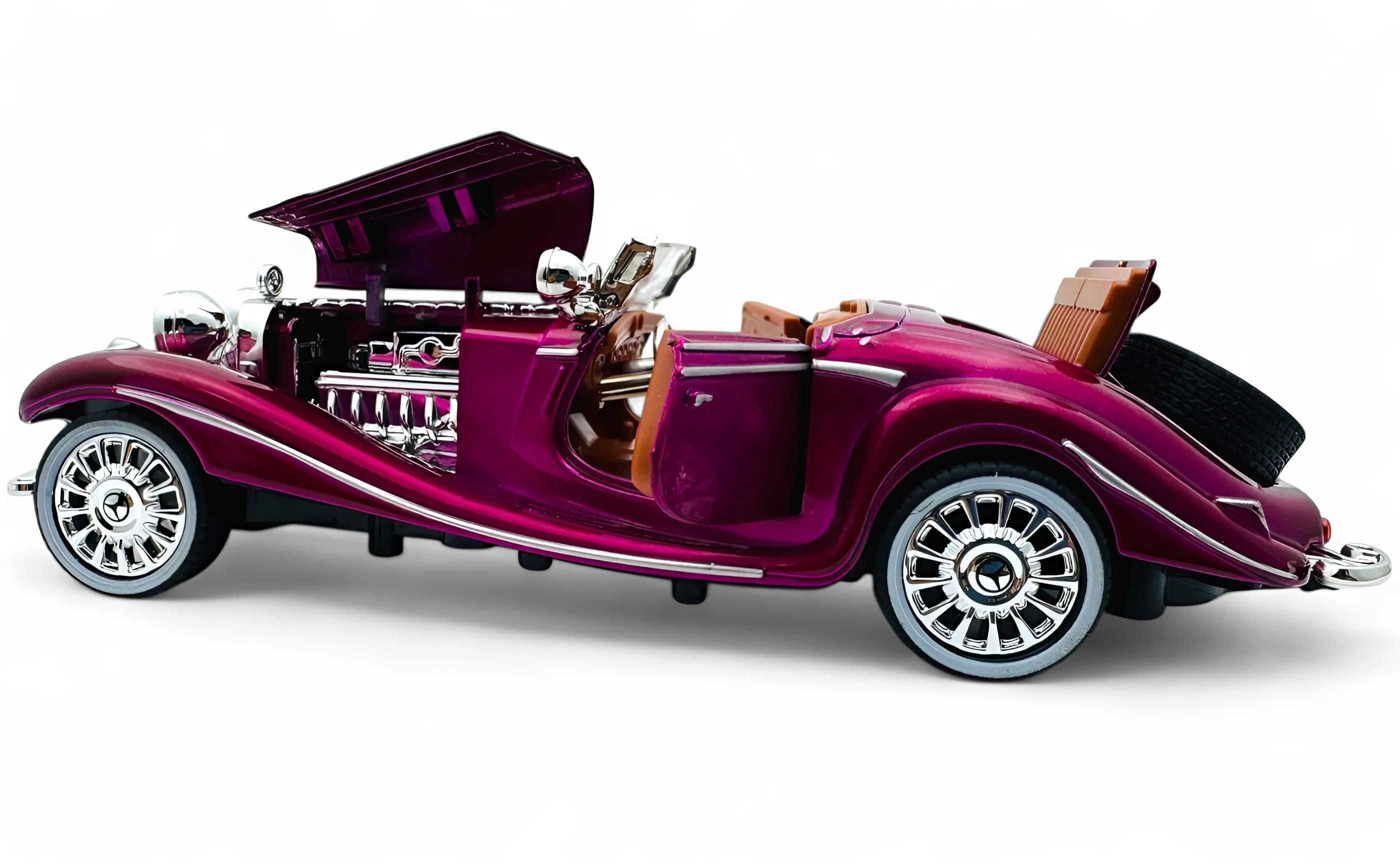 1936 Mercedes Benz 500K 1:24 Roadster diecast scale model car collectible
