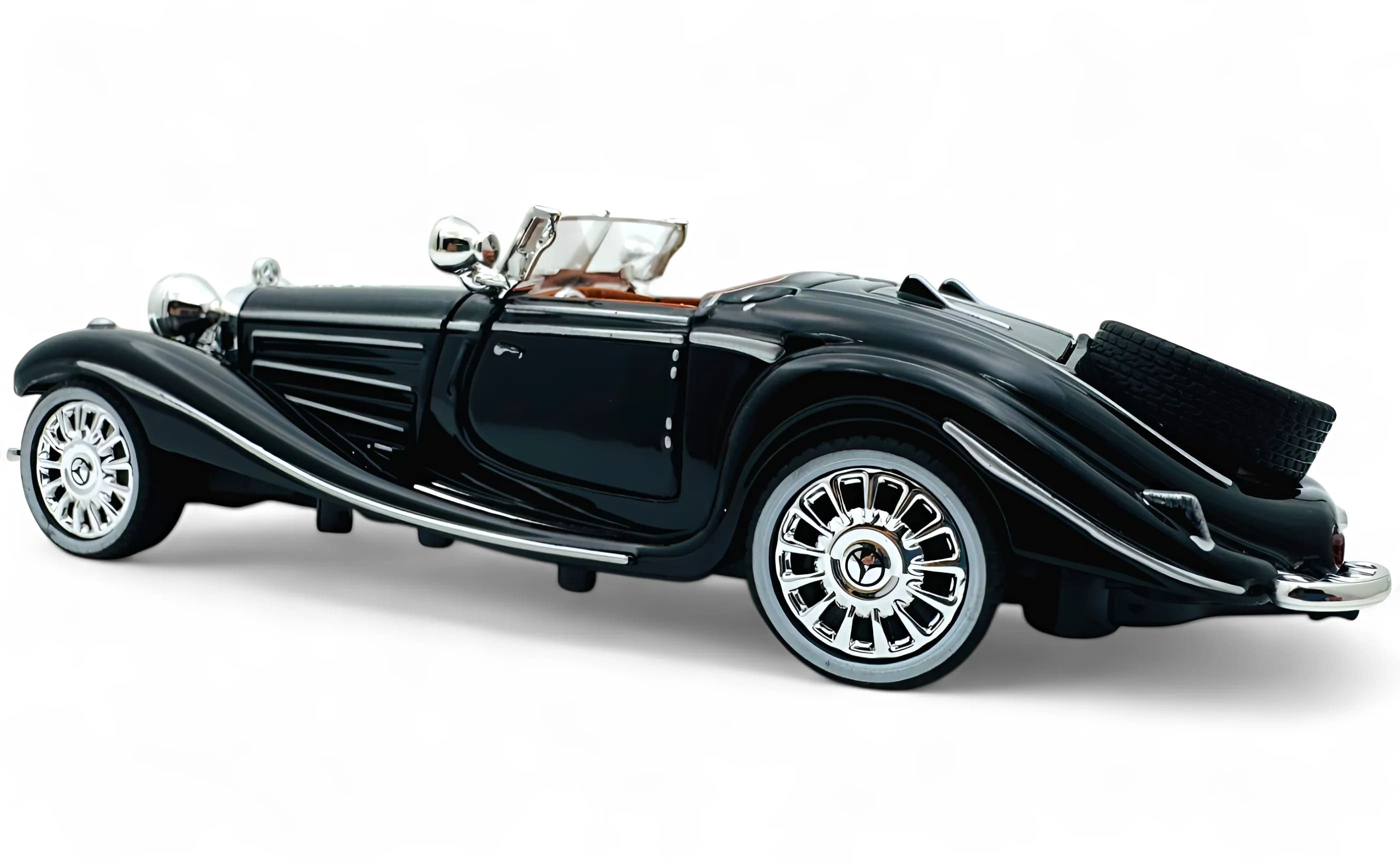 1936 Mercedes Benz 500K 1:24 Roadster diecast scale model car collectible
